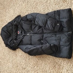 1 Madison Expedition Black Hooded Parka Women's Size S